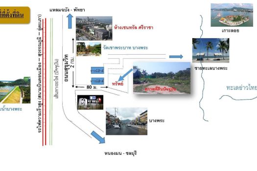 ขายที่ดินทำเลดี ศรีราชา ใกล้แหล่งชุมชน