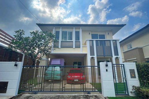 ขายบ้านเดี่ยว โครงการ the cityพระราม5-ราชพฤกษ์ บ้านสวย รีโนเวทใหม่ หลังมุม