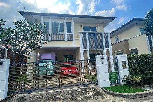 ขายบ้านเดี่ยว โครงการ the cityพระราม5-ราชพฤกษ์ บ้านสวย รีโนเวทใหม่ หลังมุม