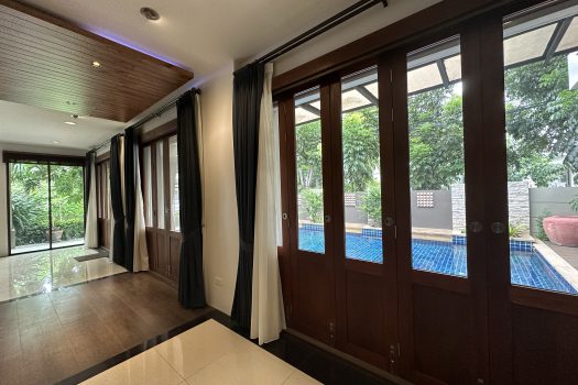 For Rent: ให้เช่า – บ้านเดี่ยว 2 ชั้น หมู่บ้านอารียา สวนา 1 บ้านสวย สไตล์รีสอร์ท พร้อมสระว่ายน้ำในตัว บ้านติดถนนเกษตร-นวมินทร์ เดินทางสะดวกมาก