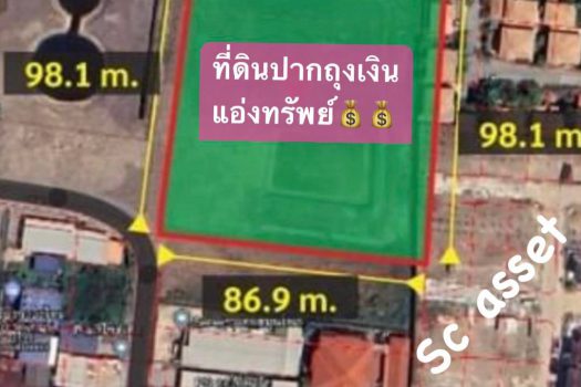 ขายที่ดินแปลงสวย บางใหญ่ 5 ไร่ ทำเลดีมาก เยื้อง Central ใกล้รถไฟฟ้า