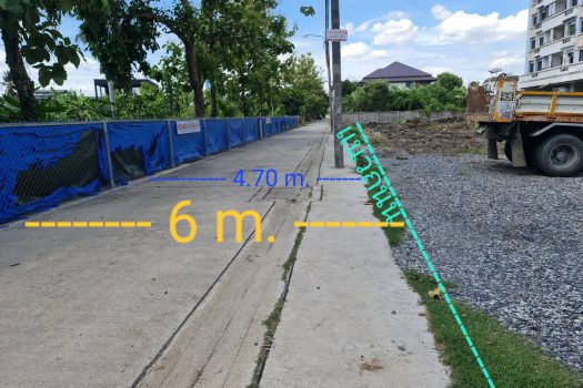 ด่วน ขายถูกมาก ! ที่ดินเปล่า ทำเลดีมาก บางนา-ตราด กม. 1 ขาเข้า พร้อมบ้าน 1 หลัง 495 ตร.วา 🌳