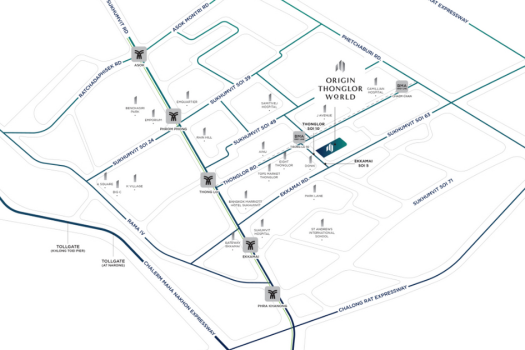 ขายดาวน์ คอนโด สุดหรู ORIGIN COURTYARD Thonglor 2 ห้องนอน โครงการหรูภายใต้โปรเจคยักษ์ใหญ่ Origin Thonglor World สุดยอดทำเล ใจกลางทองหล่อ 🌳