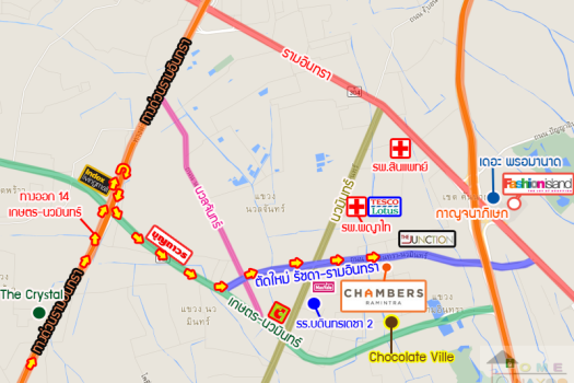 ขายคอนโด Chambers Ramintra (แชมเบอร์ส รามอินทรา) 83 ตร.ม. 2 ห้องนอน ทำเลดี ใกล้ทางด่วนรามอินทรา ใกล้แฟชั่น และสถานีรถไฟฟ้า 🌈