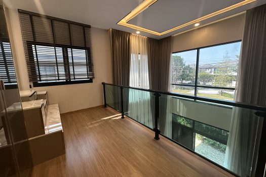 ขายราคาดีมาก บ้านหรูโครงการ บริทาเนีย บางนา-สุวรรณภูมิ กม.26 บ้านสวย วิวสวน ต่อเติมเยี่ยม 4 ห้องนอน 4 ห้องน้ำ