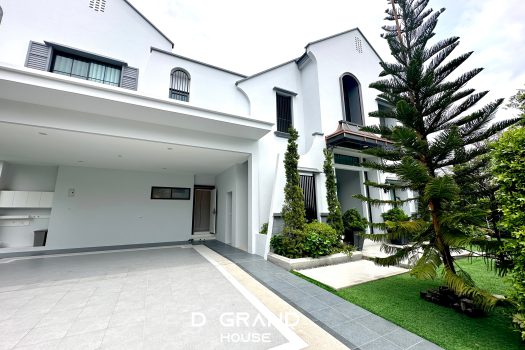 ขาย/เช่า บ้านหรู ระดับ 𝗦𝘂𝗽𝗲𝗿 𝗟𝘂𝘅𝘂𝗿𝘆 โครงการ 𝗡𝗔𝗡𝗧𝗔𝗪𝗔𝗡 พระราม 𝟵 กรุงเทพกรีฑา บ้านหรู 4 ห้องนอน 5 ห้องน้ำ หลังมุม ติดสวน ใกล้ Club House แต่งครบ พร้อมเข้าอยู่