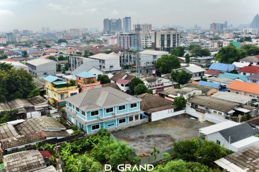ขายที่ดินนนทบุรี ซอย เรวดี 𝟰𝟮 ขนาด 𝟭𝟵𝟵.𝟵 ตร.วา ถมแล้ว สร้างสิ่งปลูกสร้างได้ทันที