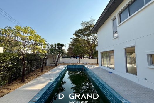 บ้านเดี่ยวแปลงมุม พร้อมสระว่ายน้ำ “𝗡𝗼𝗯𝗹𝗲 𝗚𝗲𝗼 วัชรพล”