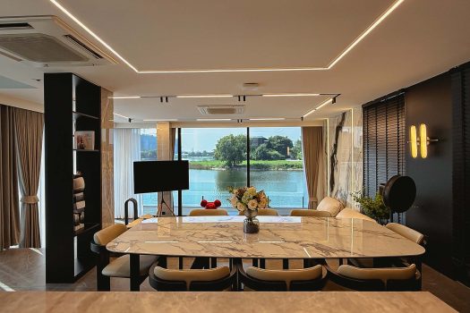 บ้านหรู 𝟯 ชั้น ริมทะเลสาบเมืองทองธานี โครงการ 𝗧𝗵𝗲 𝗟𝗮𝗸𝗲𝗻