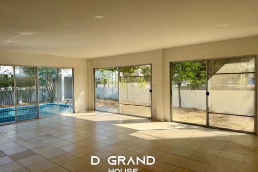 บ้านเดี่ยวแปลงมุม พร้อมสระว่ายน้ำ “𝗡𝗼𝗯𝗹𝗲 𝗚𝗲𝗼 วัชรพล”