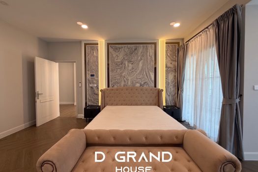 ขาย/ให้เช่า บ้านหรู 𝗡𝗮𝗻𝘁𝗮𝘄𝗮𝗻 พระราม 𝟵 กรุงเทพกรีฑาตัดใหม่ บ้านแปลงมุม ติดสวน แต่งสวย พร้อมสระว่ายน้ำ