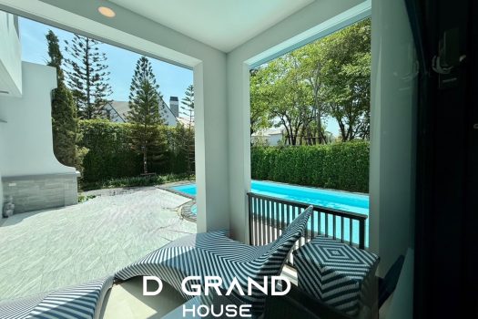 ขาย/ให้เช่า บ้านหรู 𝗡𝗮𝗻𝘁𝗮𝘄𝗮𝗻 พระราม 𝟵 กรุงเทพกรีฑาตัดใหม่ บ้านแปลงมุม ติดสวน แต่งสวย พร้อมสระว่ายน้ำ