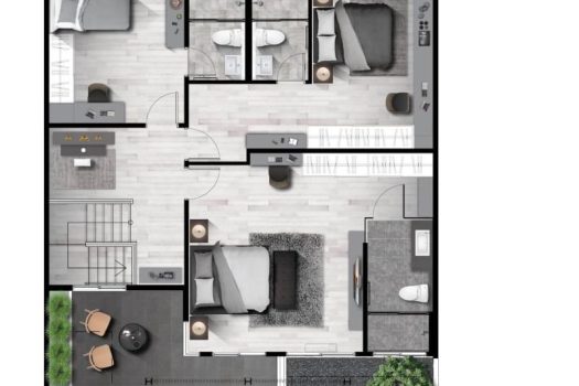 ขายบ้านสวย หลังมุมสุดเท่ห์ สไตล์ Loft “VIVE บางนา กม.7”
