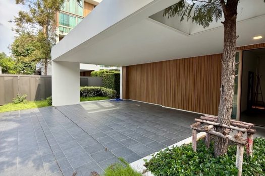 VIVE พระราม 9 | บ้านใหม่ 3 ชั้น ติดโรงเรียนนานาชาติ Wellington บ้านใหม่สไตล์ญี่ปุ่นโมเดิร์น