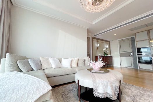 โครงการ 333 ริเวอร์ไซด์ คอนโดมิเนียม ห้องหัวมุม วิวรัฐสภาและโค้งน้ำแบบพาโนรามา ตกแต่ง Exclusive Design โดย A49