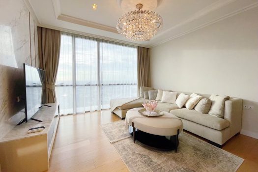 โครงการ 333 ริเวอร์ไซด์ คอนโดมิเนียม ห้องหัวมุม วิวรัฐสภาและโค้งน้ำแบบพาโนรามา ตกแต่ง Exclusive Design โดย A49