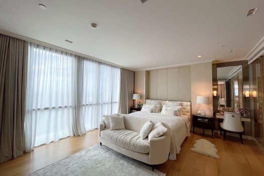 โครงการ 333 ริเวอร์ไซด์ คอนโดมิเนียม ห้องหัวมุม วิวรัฐสภาและโค้งน้ำแบบพาโนรามา ตกแต่ง Exclusive Design โดย A49