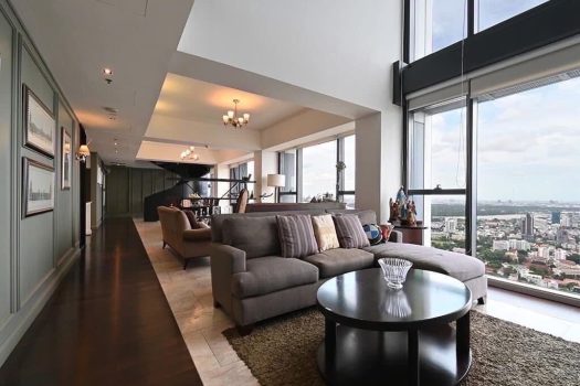 ให้เช่า The Met Condominium ถนนสาทรใต้ Duplex ชั้น 54-55