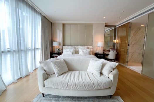 โครงการ 333 ริเวอร์ไซด์ คอนโดมิเนียม ห้องหัวมุม วิวรัฐสภาและโค้งน้ำแบบพาโนรามา ตกแต่ง Exclusive Design โดย A49