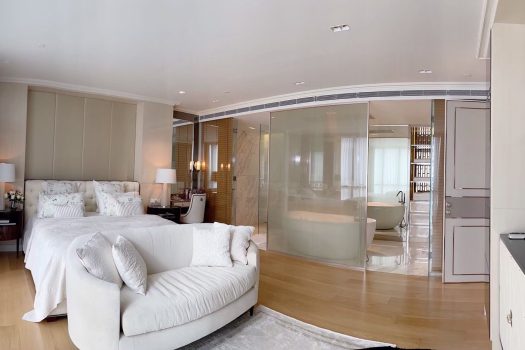 โครงการ 333 ริเวอร์ไซด์ คอนโดมิเนียม ห้องหัวมุม วิวรัฐสภาและโค้งน้ำแบบพาโนรามา ตกแต่ง Exclusive Design โดย A49