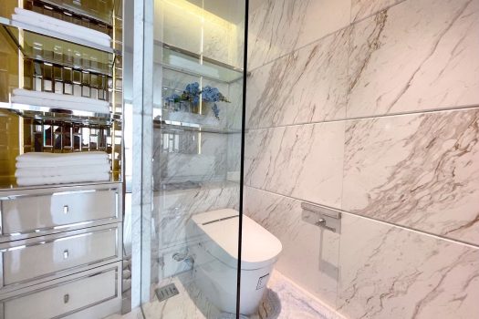 โครงการ 333 ริเวอร์ไซด์ คอนโดมิเนียม ห้องหัวมุม วิวรัฐสภาและโค้งน้ำแบบพาโนรามา ตกแต่ง Exclusive Design โดย A49