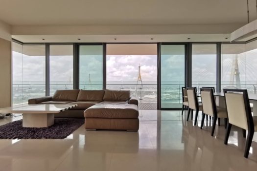 ให้เช่าคอนโด The Pano พระราม 3 ห้องใหญ่ วิวแม่น้ำเจ้าพระยาและสะพานภูมิพล พร้อมอยู่