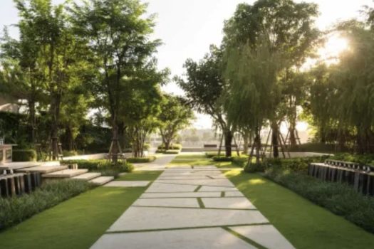 โครงการ 333 ริเวอร์ไซด์ คอนโดมิเนียม ห้องหัวมุม วิวรัฐสภาและโค้งน้ำแบบพาโนรามา ตกแต่ง Exclusive Design โดย A49