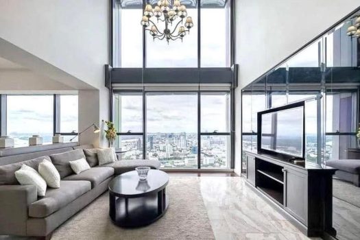 ให้เช่า The Met Condominium ถนนสาทรใต้ Duplex ชั้น 54-55