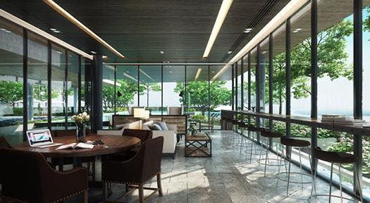 โครงการ 333 ริเวอร์ไซด์ คอนโดมิเนียม ห้องหัวมุม วิวรัฐสภาและโค้งน้ำแบบพาโนรามา ตกแต่ง Exclusive Design โดย A49