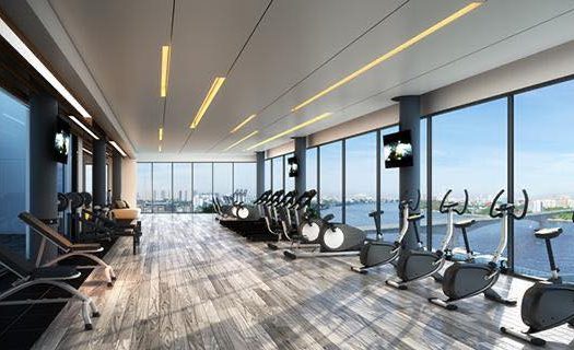 โครงการ 333 ริเวอร์ไซด์ คอนโดมิเนียม ห้องหัวมุม วิวรัฐสภาและโค้งน้ำแบบพาโนรามา ตกแต่ง Exclusive Design โดย A49