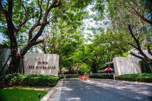 โครงการ 333 ริเวอร์ไซด์ คอนโดมิเนียม ห้องหัวมุม วิวรัฐสภาและโค้งน้ำแบบพาโนรามา ตกแต่ง Exclusive Design โดย A49