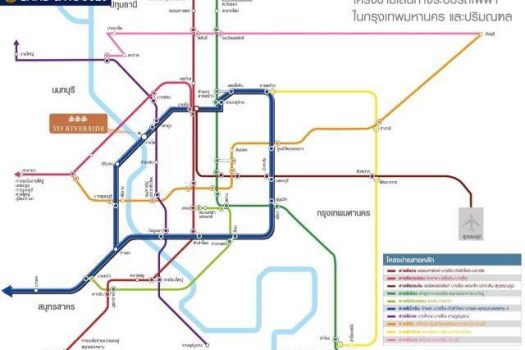 โครงการ 333 ริเวอร์ไซด์ คอนโดมิเนียม ห้องหัวมุม วิวรัฐสภาและโค้งน้ำแบบพาโนรามา ตกแต่ง Exclusive Design โดย A49